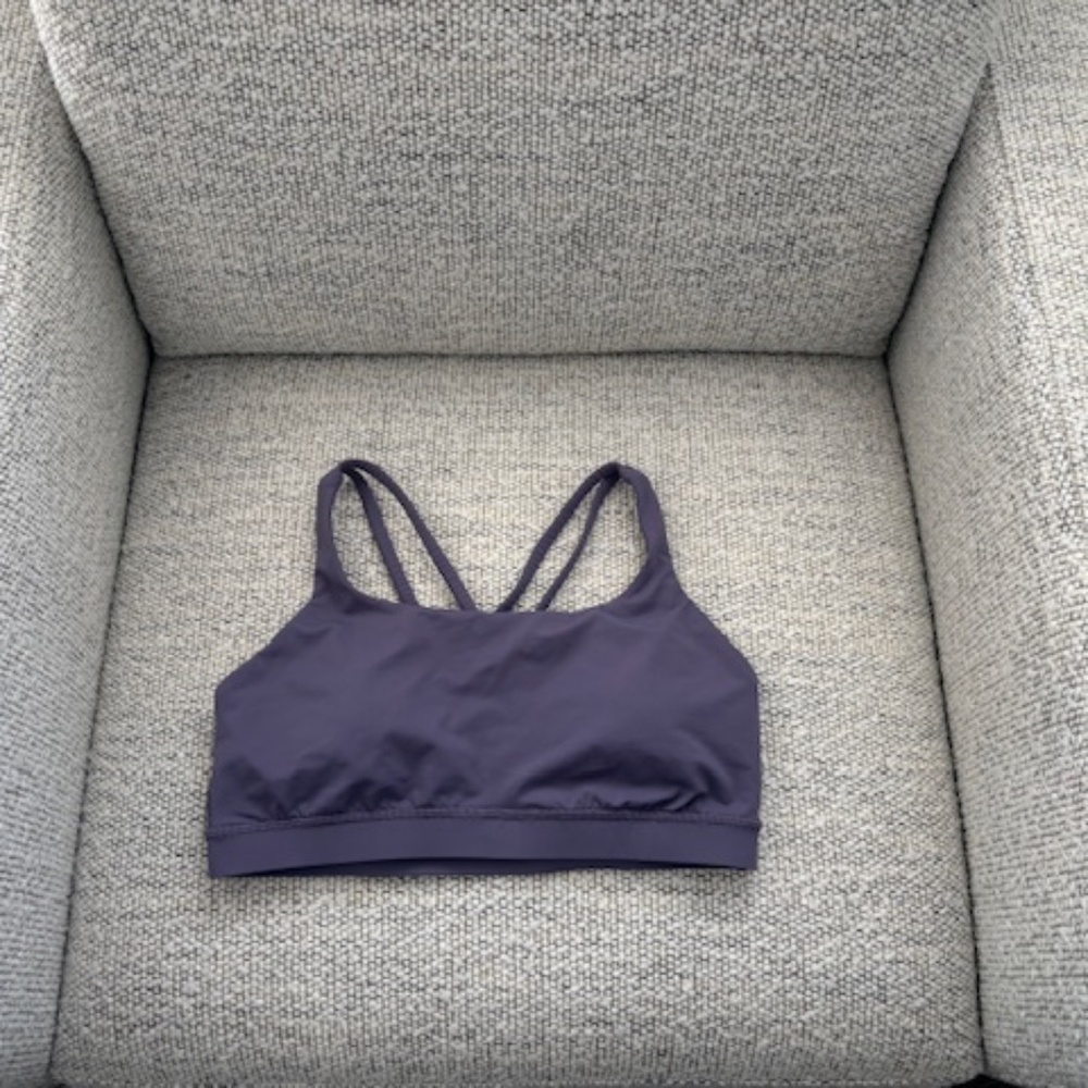 NWOT Energy Bra, Medium Support in Grape Mist